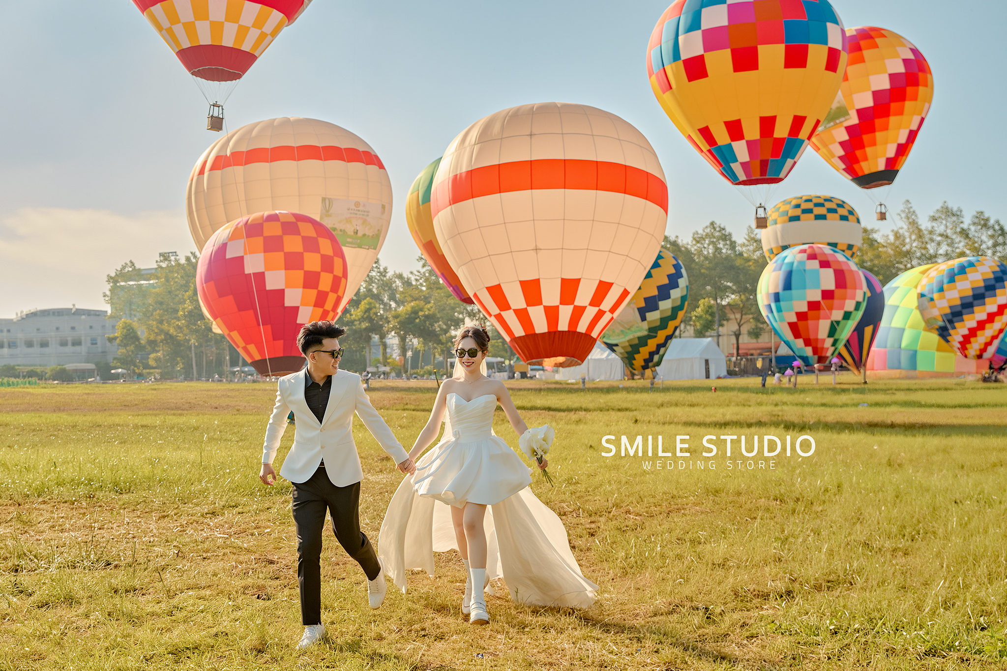 Cận cảnh cảm xúc ảnh cưới khinh khí cầu Cao Lãnh — Smile Studio