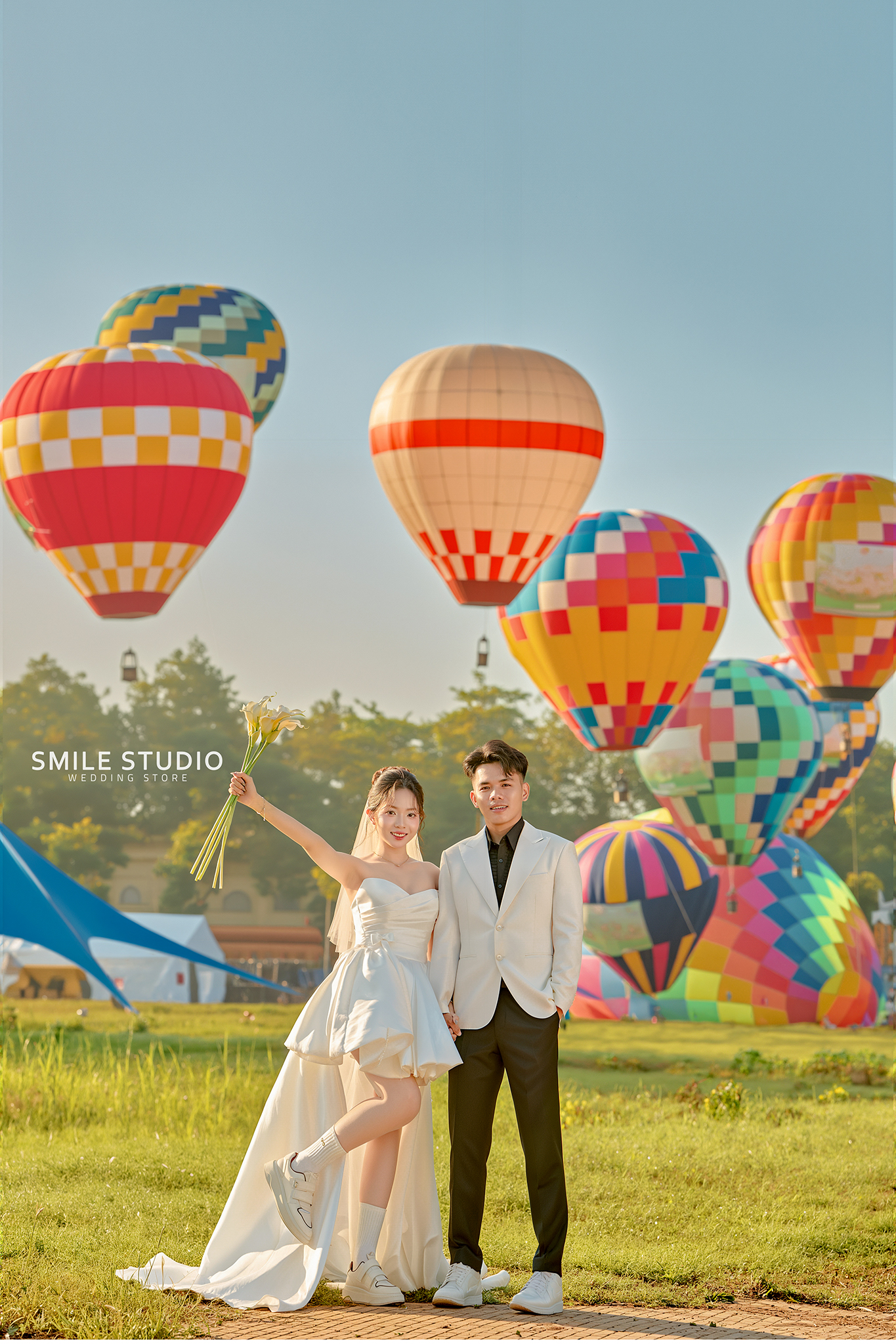 Ảnh cưới khinh khí cầu Đồng Tháp — Smile Studio Wedding Store