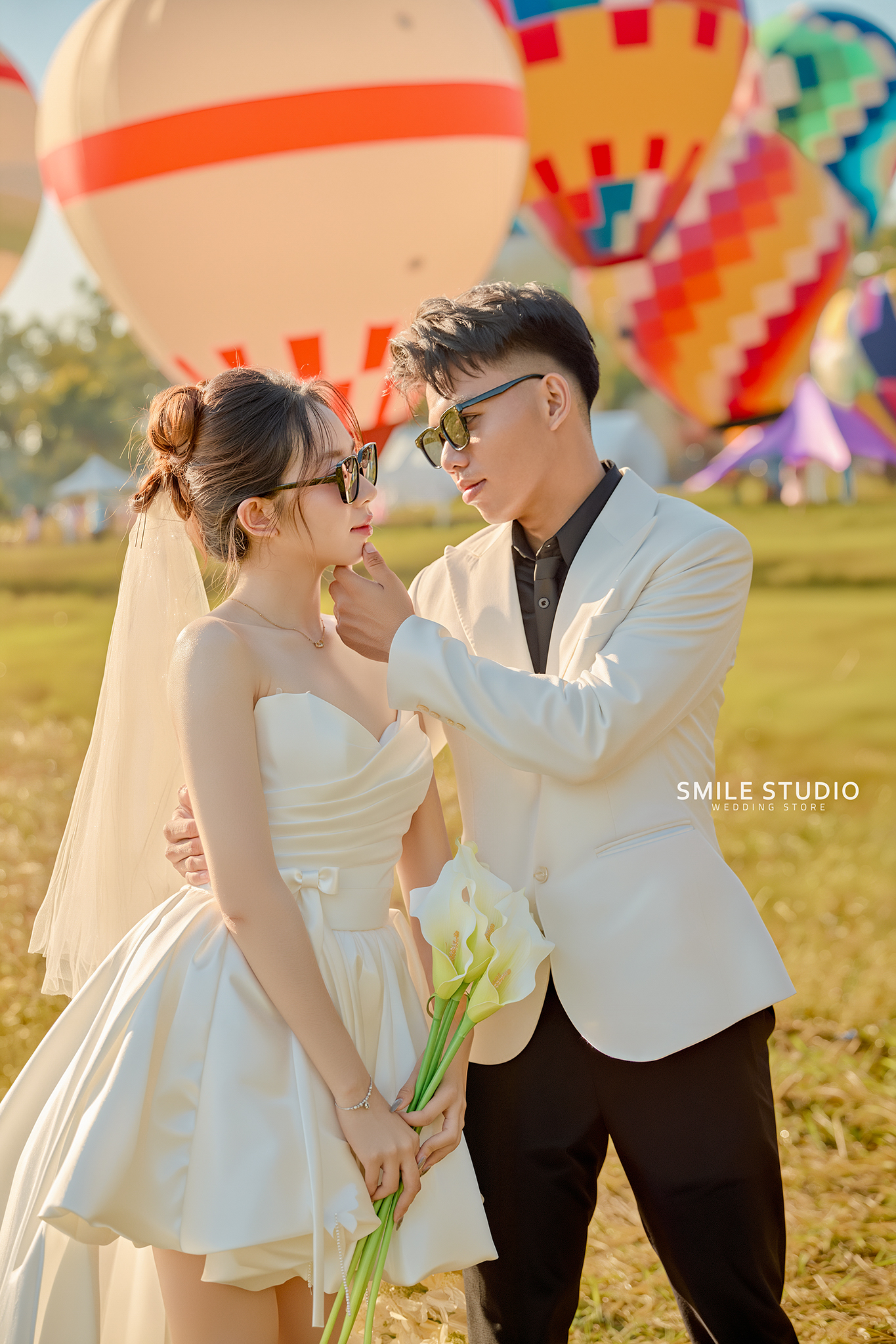 Bộ ảnh cưới khinh khí cầu lễ hội Đồng Tháp — Smile Studio Cao Lãnh